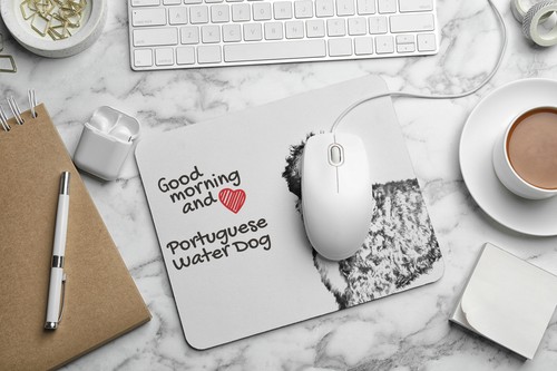 Portugese waterhond muismat met hond Art-Dog - Afbeelding 6 van 7