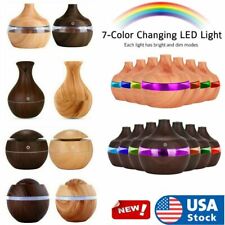 Oil Aroma Diffuser Aromatherapy LED Essential Ultrasonic Humidifier Air Purifier