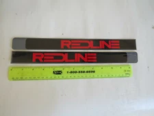 REAL REDLINE 1980s DECALS  BMX CRUISER RACE FREESTYLE STICKERS RL VINTAGE NOS 