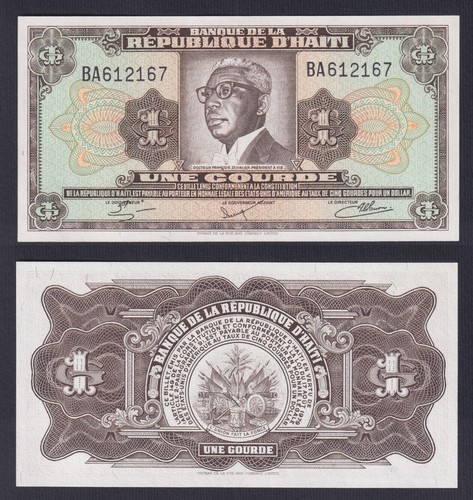 Banconota Haiti 1 gourde L.1979 (1984) P.-239 FDS/UNC