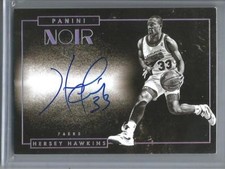 Hersey Hawkins 15/16 Panini Noir Autograph #3/5