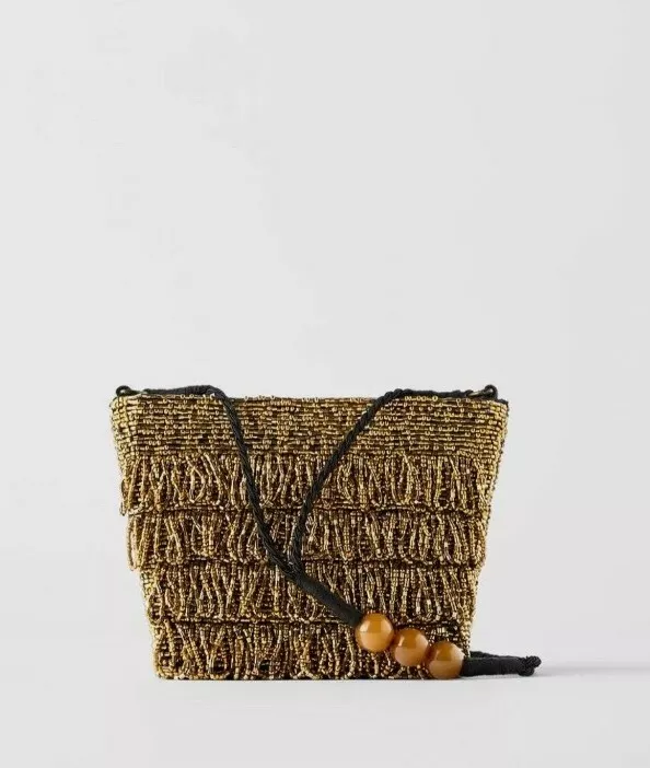 Zara store beaded purse