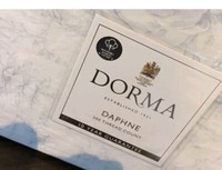 Pair Of     DORMA Daphne Trimmed Pillowcases. NWT. RRP £29 blue 