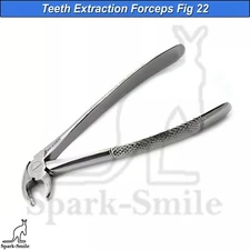 Dental  Extraction Forceps Lower Molars Extracting Fig 22 Surgical Instruments