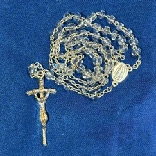 Our Lady of Guadalupe First Communion Small Bead Catholic Rosary ITALY