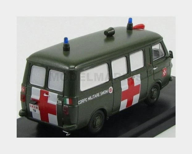 RIO-MODELS 4443 FIAT - 238 MINIBUS AMBULANZA MILITARE SOVRANO ORDINE DI MALTA 19 - Immagine 2 di 2