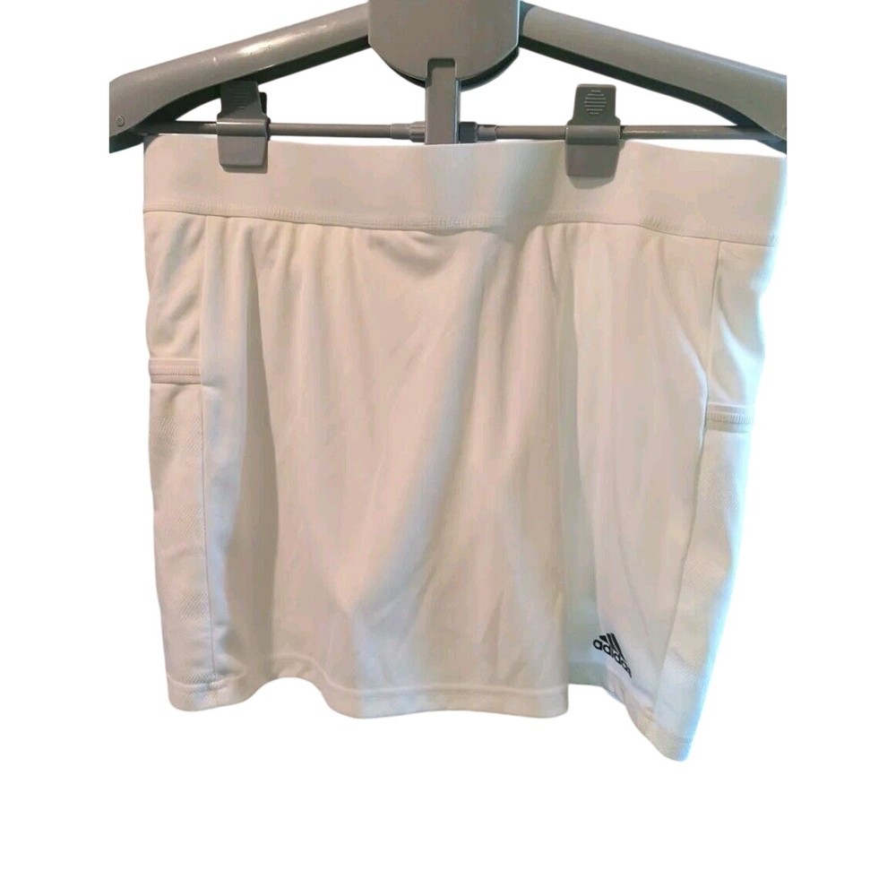 Adidas Womens White Climalite Tennis Skirt Size Large