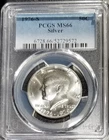 1776-1976-S 50c Silver Dual Date Kennedy Half Dollar PCGS MS66 #9572