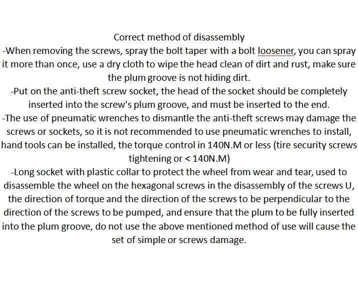 Tuerca de bloqueo de rueda tornillo antirrobo tuerca enchufe llave de extracción para Mercedes-Benz Foto 4 de 4