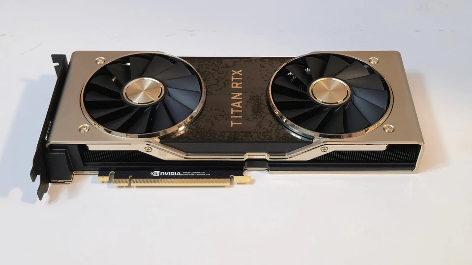 NVIDIA TITAN RTX 24GB GDDR6X Graphics Card GPU AI ML Accelerator FLAWLESS - Image 2 of 4