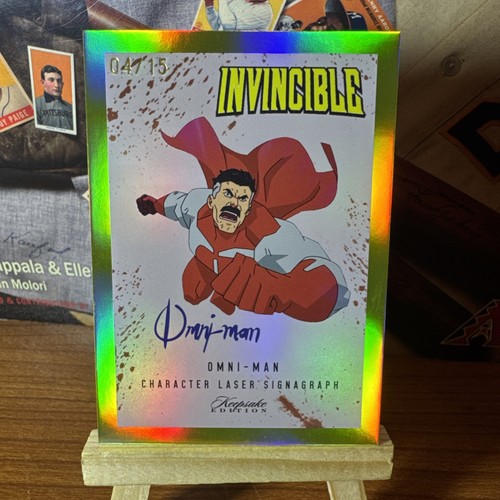 2025 Keepsake INVINCIBLE #316 GOLD Laser Signagraph Omni-Man 04/15 Hot SSP!