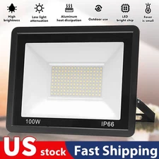 100W LED Flood Light Outdoor Garden Lamp Yard Security Landscape Spotlight IP66