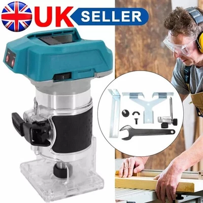 For Makita 18V Battery Cordless Brushless Trimmer Woodworking Compact Router