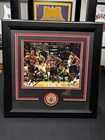 Dennis Rodman Signed Chicago Bulls Framed Photo - Pippen and Jordan