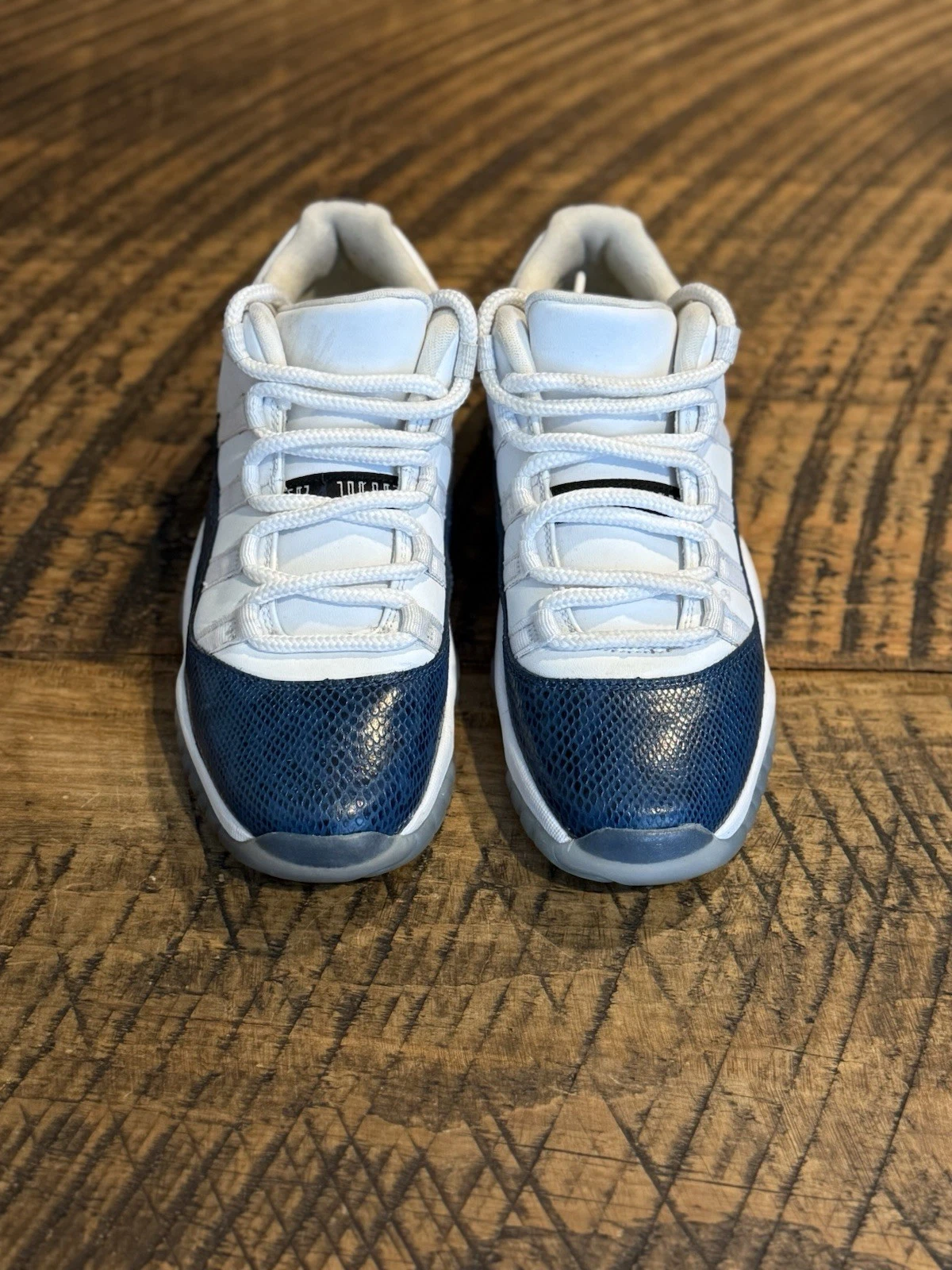 Jordan 11 Retro Low Snake Navy TG 7 8.5 ottime condizioni CD6847 102