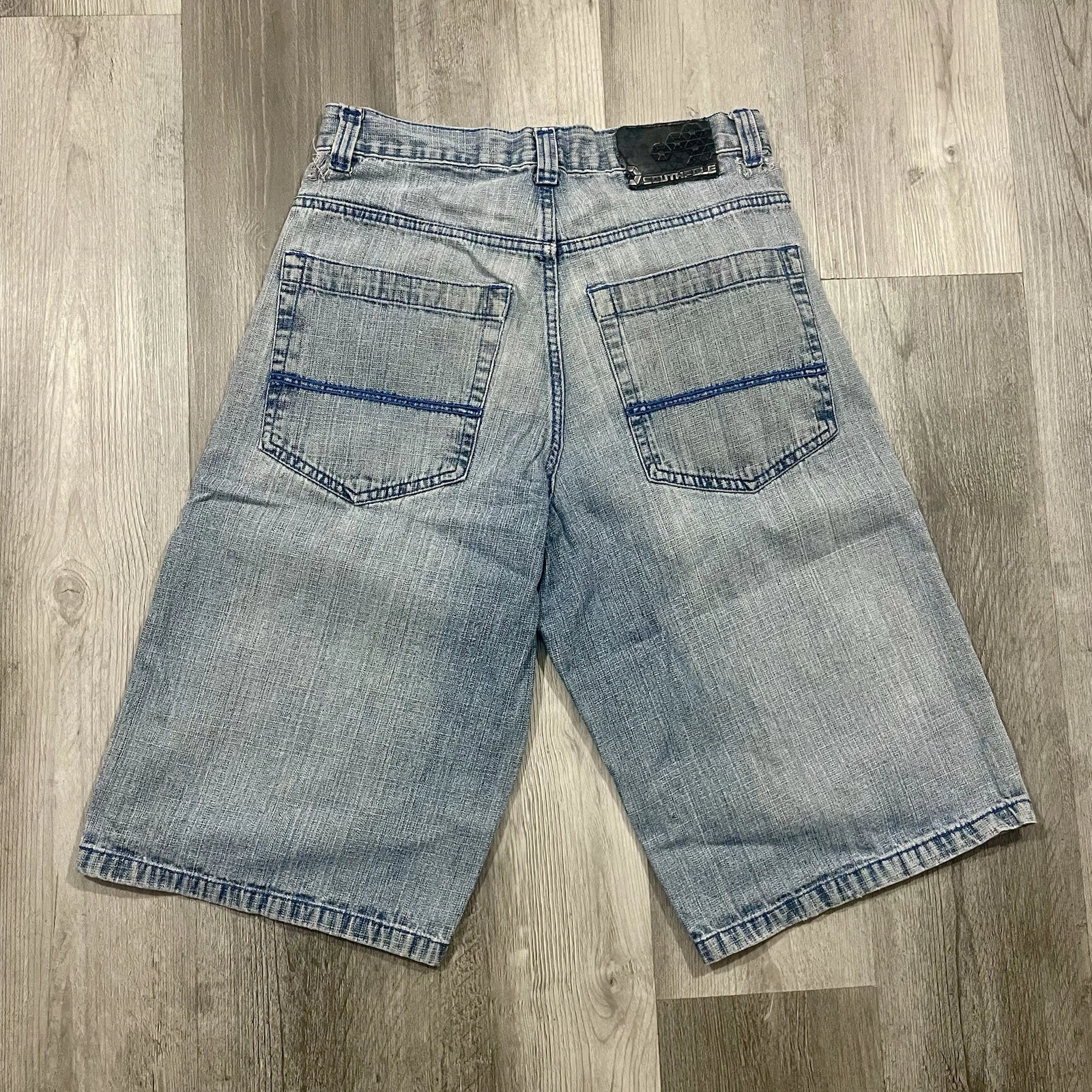 Y2K Southpole Light Blue Washed Baggy Denim Size 32 Jean Shorts