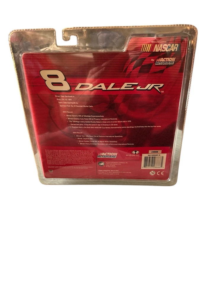 Dale Earnhardt Jr #8 Action Series 3 Figure McFarlane Figure New In Box - Image 2 of 3