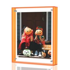 MFoffice 11x14 Acrylic Floating Photo Frame, Modern Color Display, Tabletop