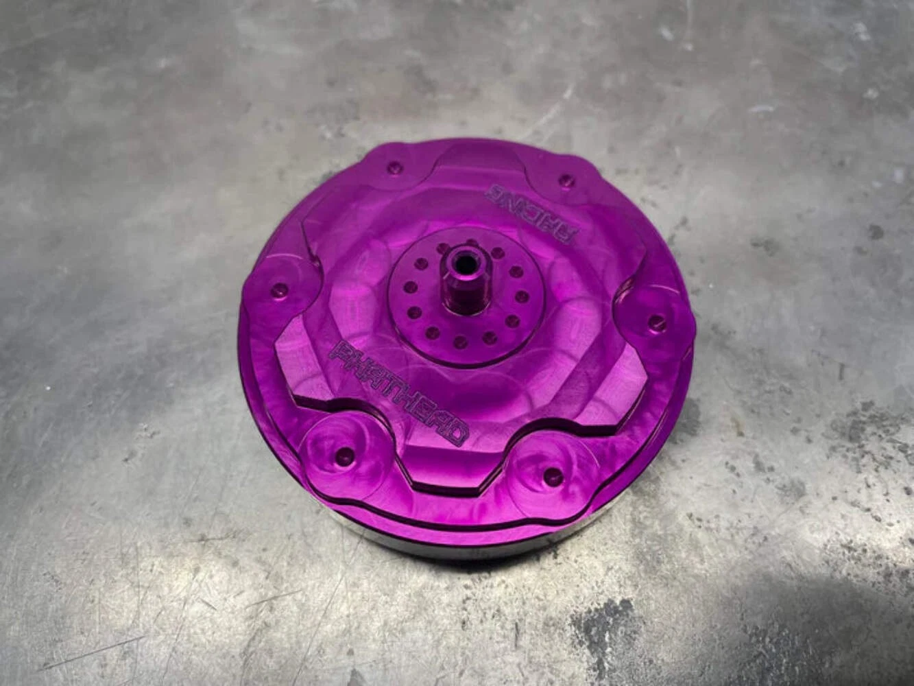 Yamaha YZ80 YZ85 YZ125 YZ250 F Phathead Racing Billet Aluminum Gas Cap - Purple