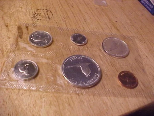 1967 canadian prooflike set - Centennial Set - Uncirculated coins