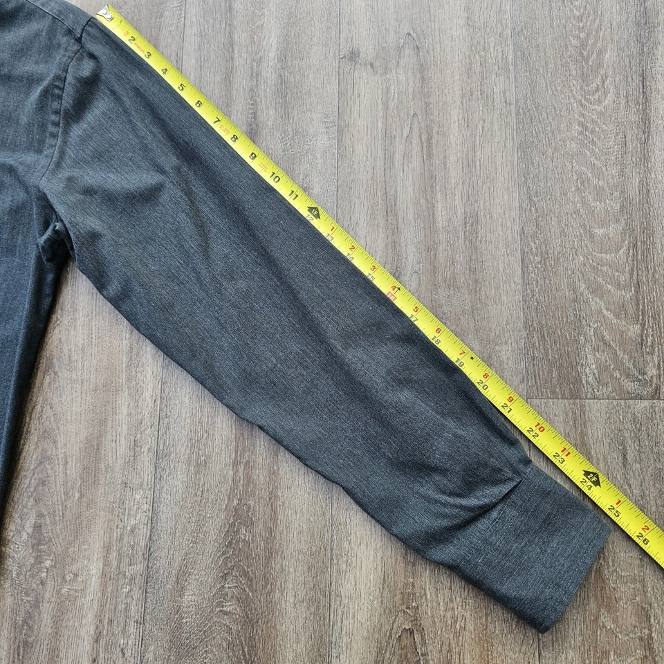 Dockers Mens Sz Medium Button Down Dress Shirt Long Sleeve Green - Image 4 of 4