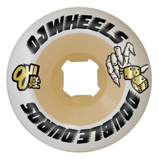 OJ 54MM DOUBLE DURO WHITE GUM MINI COMBO 101A/95A SKATEBOARD WHEELS