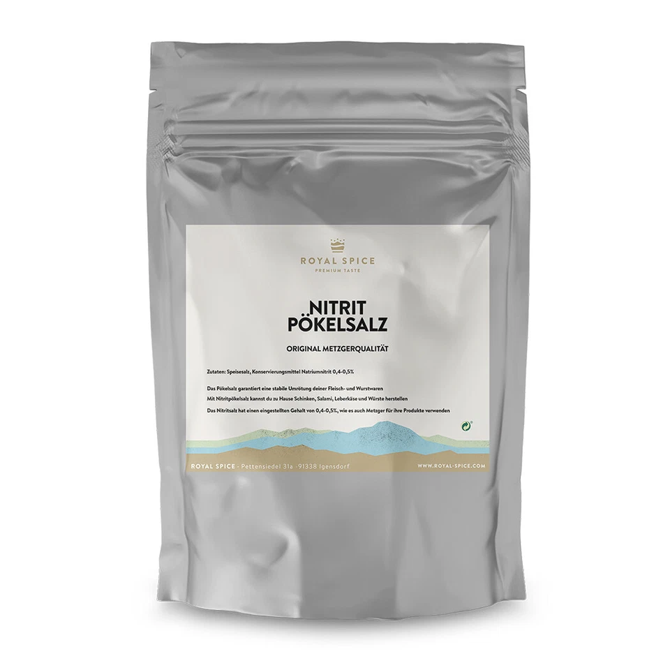 Nitritpökelsalz, Nitrit Salz Pökelsalz 1-25 Kg zum Pökeln, Pöckelsalz NPS - Bild 3 von 4