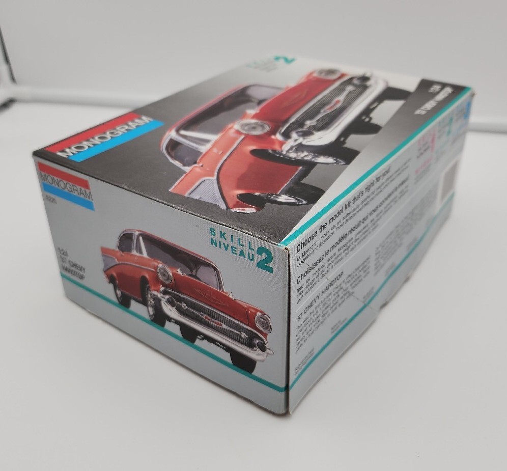 1991 Monogram '57 Chevy Hardtop 1/24 Scale Model Kit #2225
