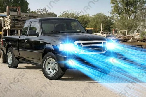 For Ford Ranger 2001-2011 -4X 8000K LED Headlight High Low Beam + Fog Light Bulb - Picture 7 of 12