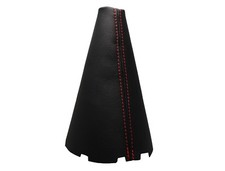 Rot Faden Echtleder Schaltmanschette Schaltsack Für TOYOTA COROLLA 2000-2008