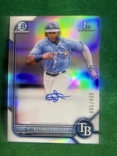 2022 Bowman Chrome Estanli Castillo 1st Bowman Auto 485/499