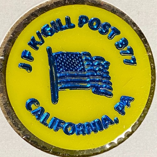 California, PA JFK / Gill Post 377 Plastic Drink Token G/F "One Can Soda"