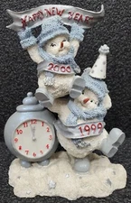 Snow Buddies: "Happy New Year" 1999/2000 Encore Group Inc - Pristine Condition