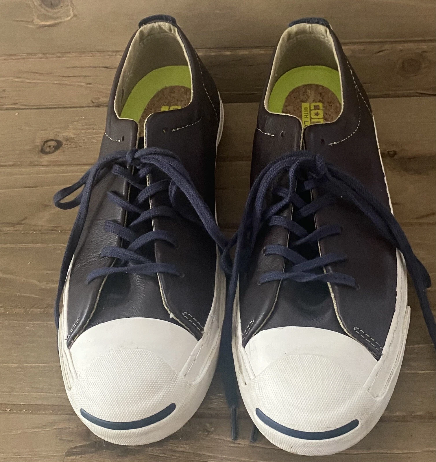 Converse Jack Purcell Tumbled LE OX pelle taglia 8 5 donna