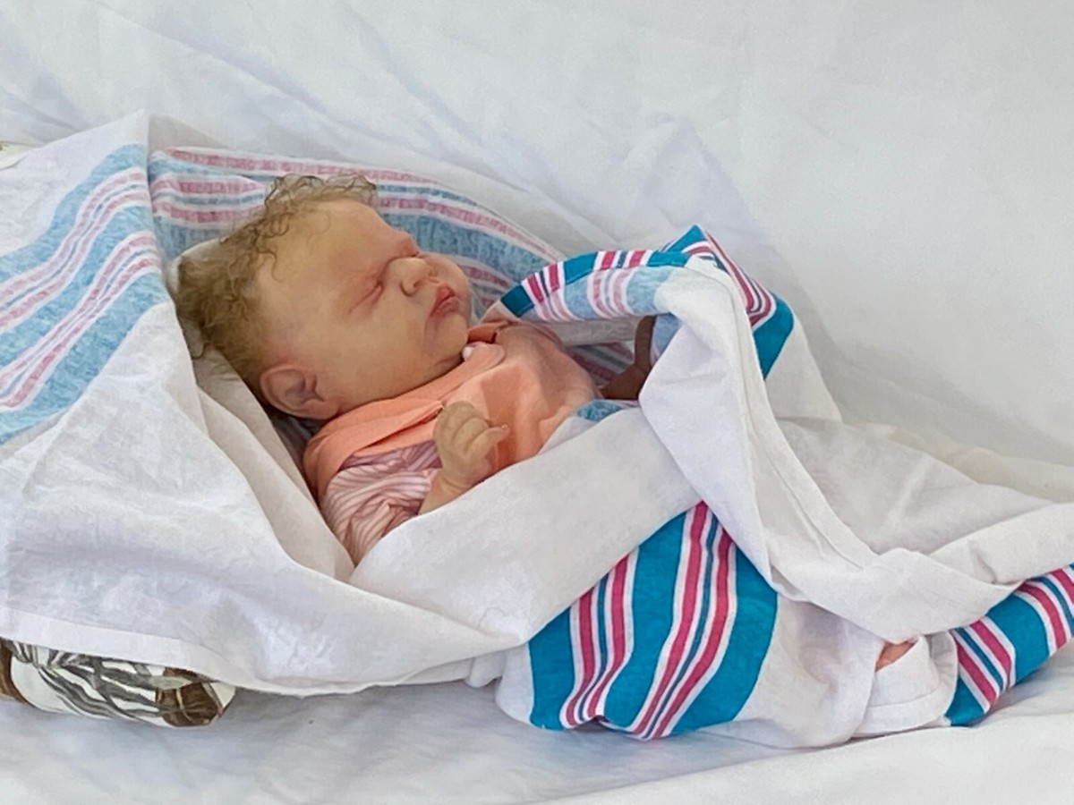 PRECIOSA MUÑECA REBORN DEL KIT ROMILLY DE CASSIE ANN BRACE, kit