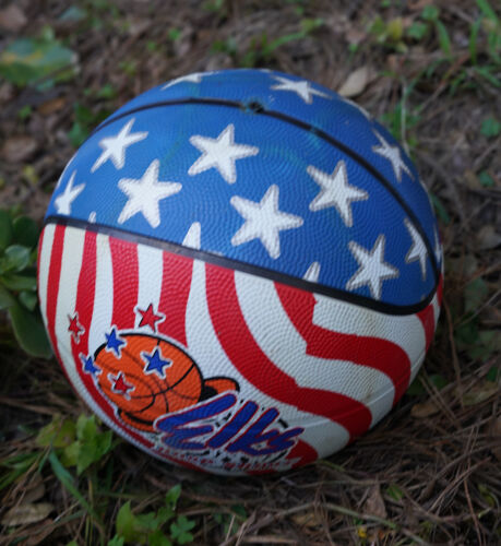 Sterling Basketball USA Stars Streifen Flagge DRUG FREE AMERICA Elks Hoop Shoot - Bild 5 von 6