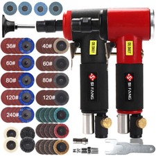 Air Right Angle Die Grinder Kit Mini Pneumatic Cut Off Sander 1/4" Polisher Tool