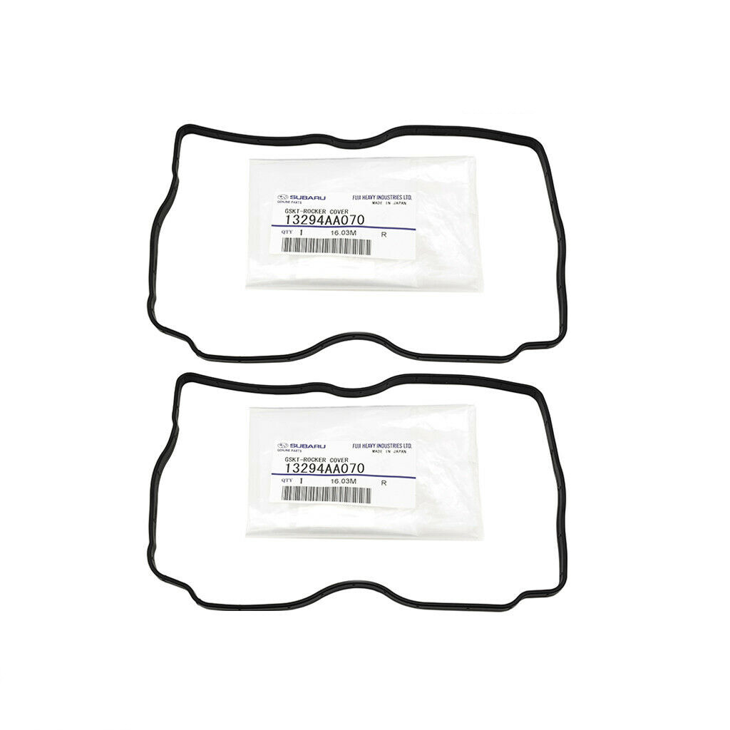 06-12 Subaru 2.5L SOHC Valve Cover Gasket SET of 2 Impreza Legacy