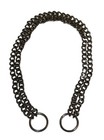q…Choke Double Row Chain Show Dog Collar Training Collar Stainless Steel 17” NEW