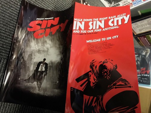 SIN CITY Giappone 2005 PRESSBOOK & volantino x3 TARANTINO Frank MILLER Jessica ALBA SET - Foto 3 di 12