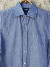 Bonobos Geometric Floral Button Up Dress Shirt Slim Fit Size 15/34 Wrinkle Free