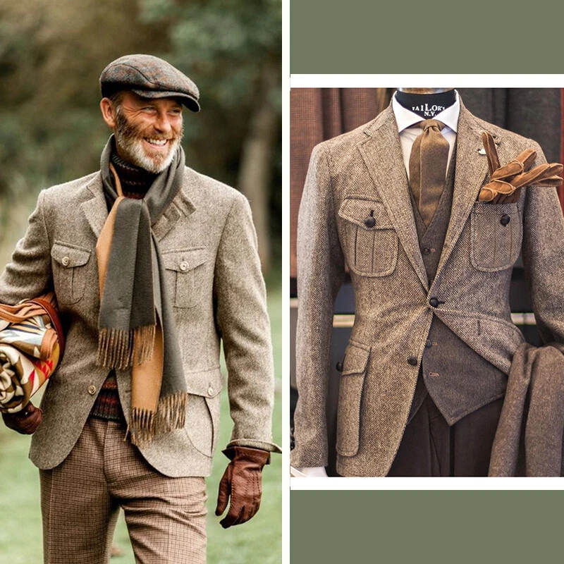 Tweed suit jacket