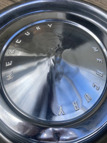 62 63 64 Mercury Dog Dish HUB CAPS 10 1/2" Set of 4 Merc Hubcaps 1962 1963 1964 - Picture 6 of 11