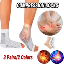 Compression Socks for Elderly/Athletes - Improve Circulation & Reduce Edema