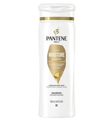 2 Pack Of Pantene Pro-v Daily Moisture Renewal Shampoo 12 FL OZ Each New!!!