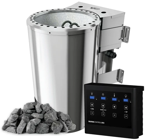 Suleno® BIO-SAUNAOFEN SALO 3,6kW 230V Saunasteine Energiesparofen Sauna