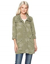 Rvca Womens Daze Off Jacket Wl72dao, Sage, M