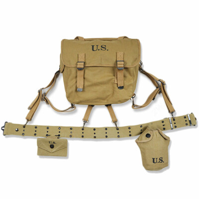 WW2 US ARMY SOLDIER M1936 FIELD EQUIPMENT SUSPENDER BACKPACK ,NO