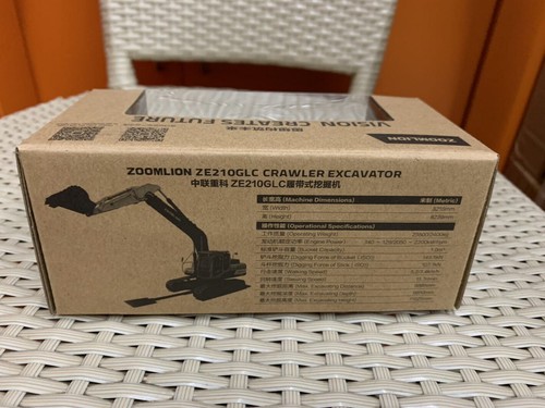 1/87 Scale ZOOMLION ZE210GLC Crawler Excavator Diecast Car Toy Collection - Picture 4 of 5