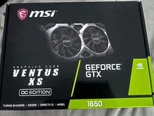 MSI GeForce GTX 1650 D6 VENTUS XS OC 4GB GDDR6 Graphics Card